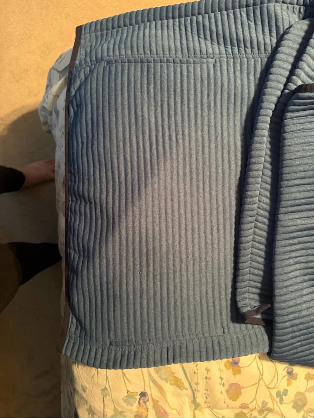 L.L. Bean Quilted Snap Mock-Neck Pullover Sweatshirt